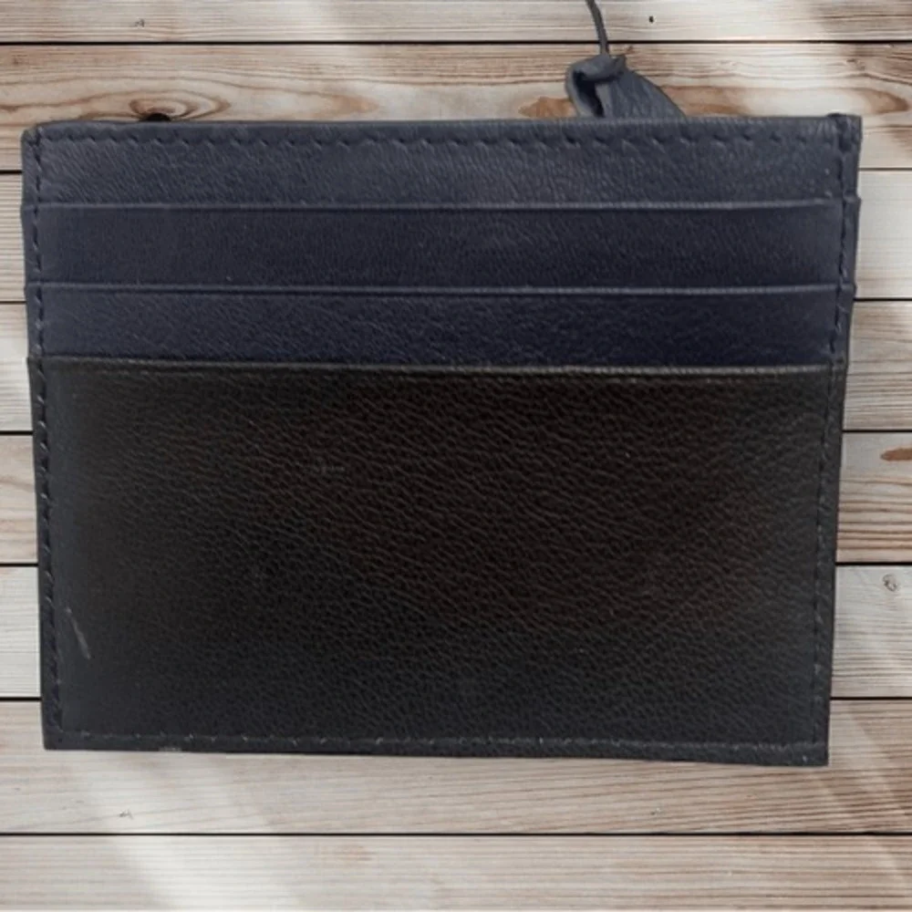 Calvin Klein Card‎ & Cash Holder Blue & Black New